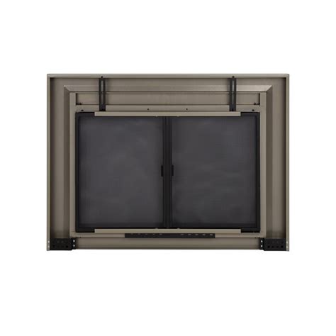 abdala cabinet style steel fireplace doors|Ebern Designs Abdala Cabinet Style Steel Fireplace .